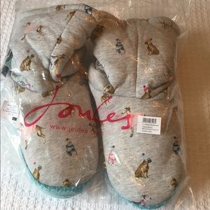 Joules NWT Women’s Dog Slippers Size 9/10 US